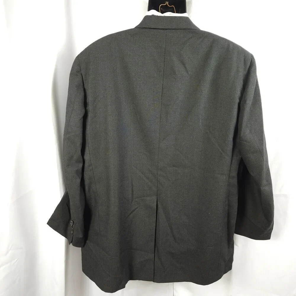 Hart Schaffner‎ Marx Men's Charcoal Sport Coat Approx 48R Wool